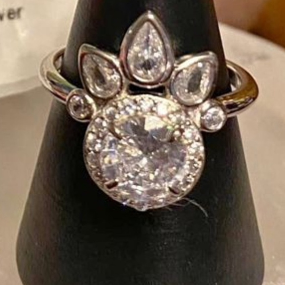 Sterling silver cz ring